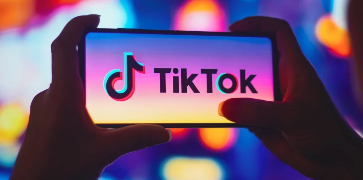 TikTok電話のロゴ